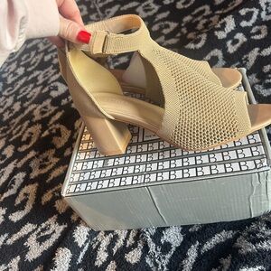 Chic Beige Women's Heels